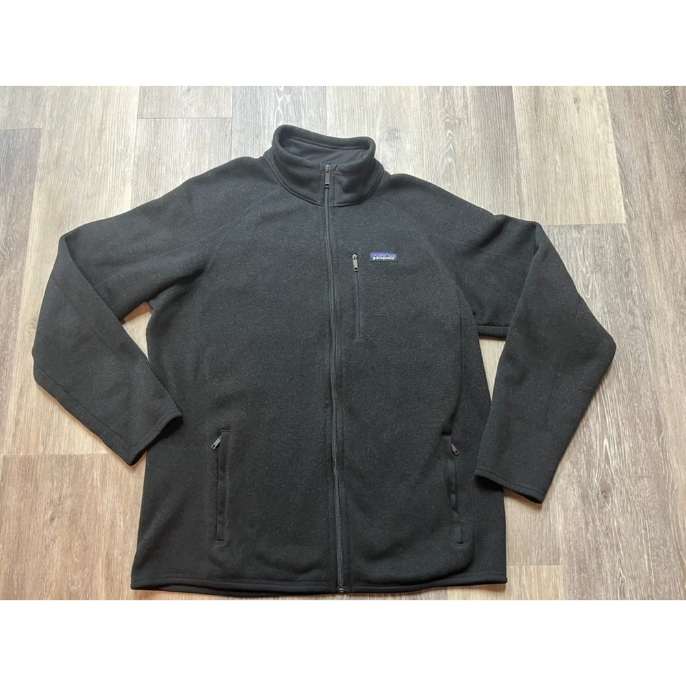 Patagonia Better Sweater Fleece Full Zip Charcoal Gray Workwear Jacket Men's XL